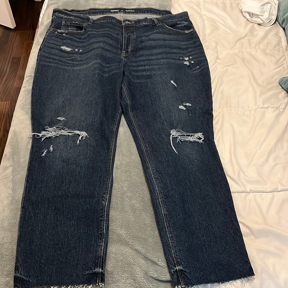 Old Navy Slouchy Straight Jeans Size 18